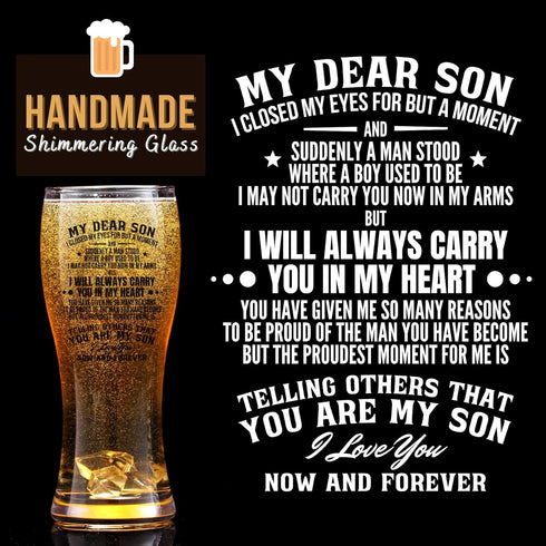 Beer Glass Mug for Son